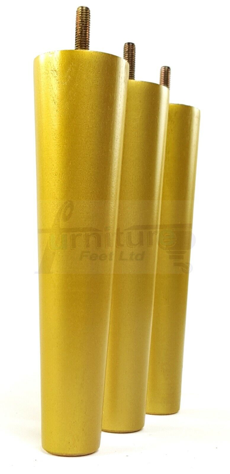 4 Retro Wood Replacement Furniture Chair Legs M8 Footstool Settee Sofa Feet 240mm High