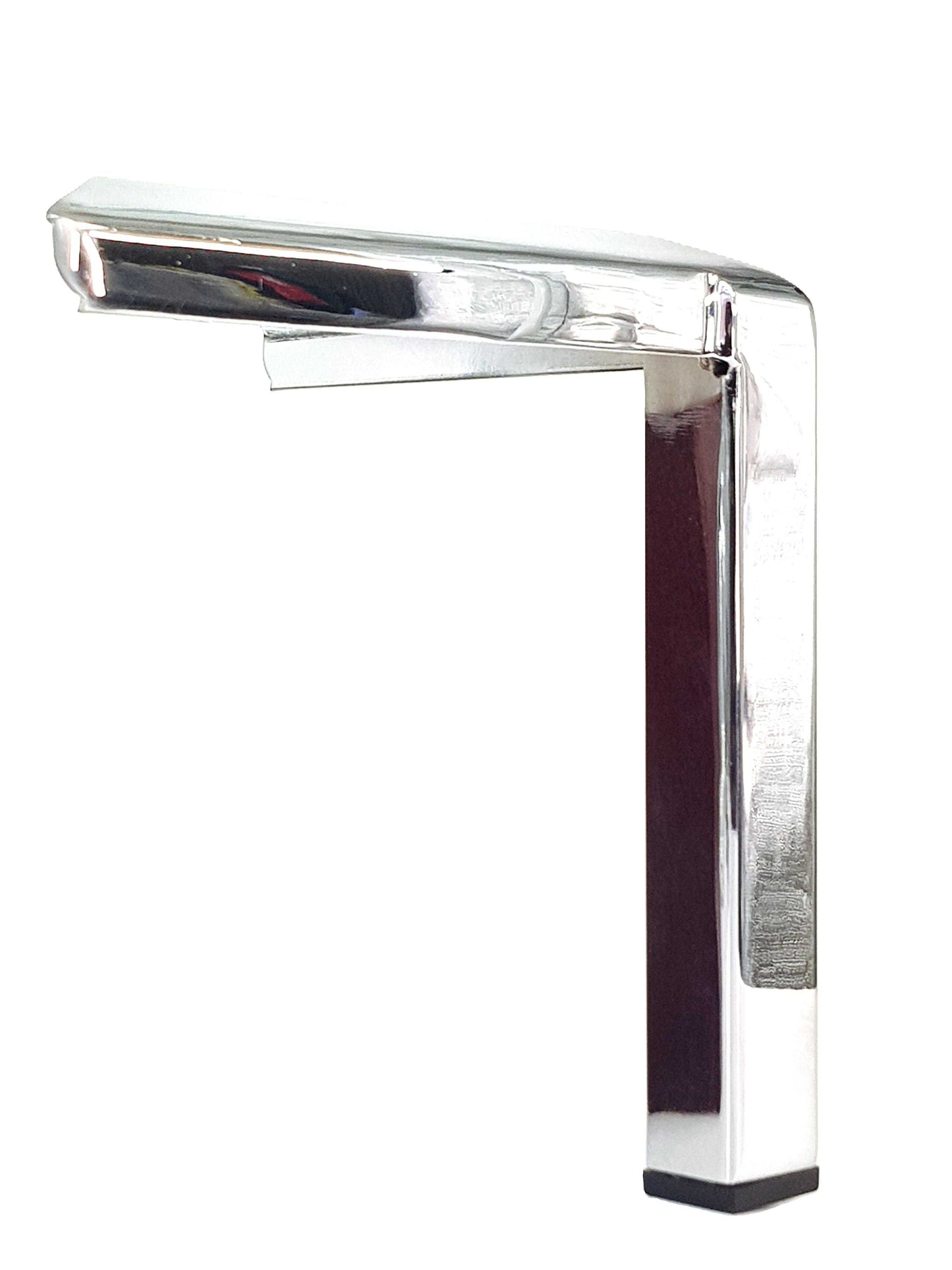 4 Metal Legs Chrome Corner Feet 180mm High Easily Fix With Screws