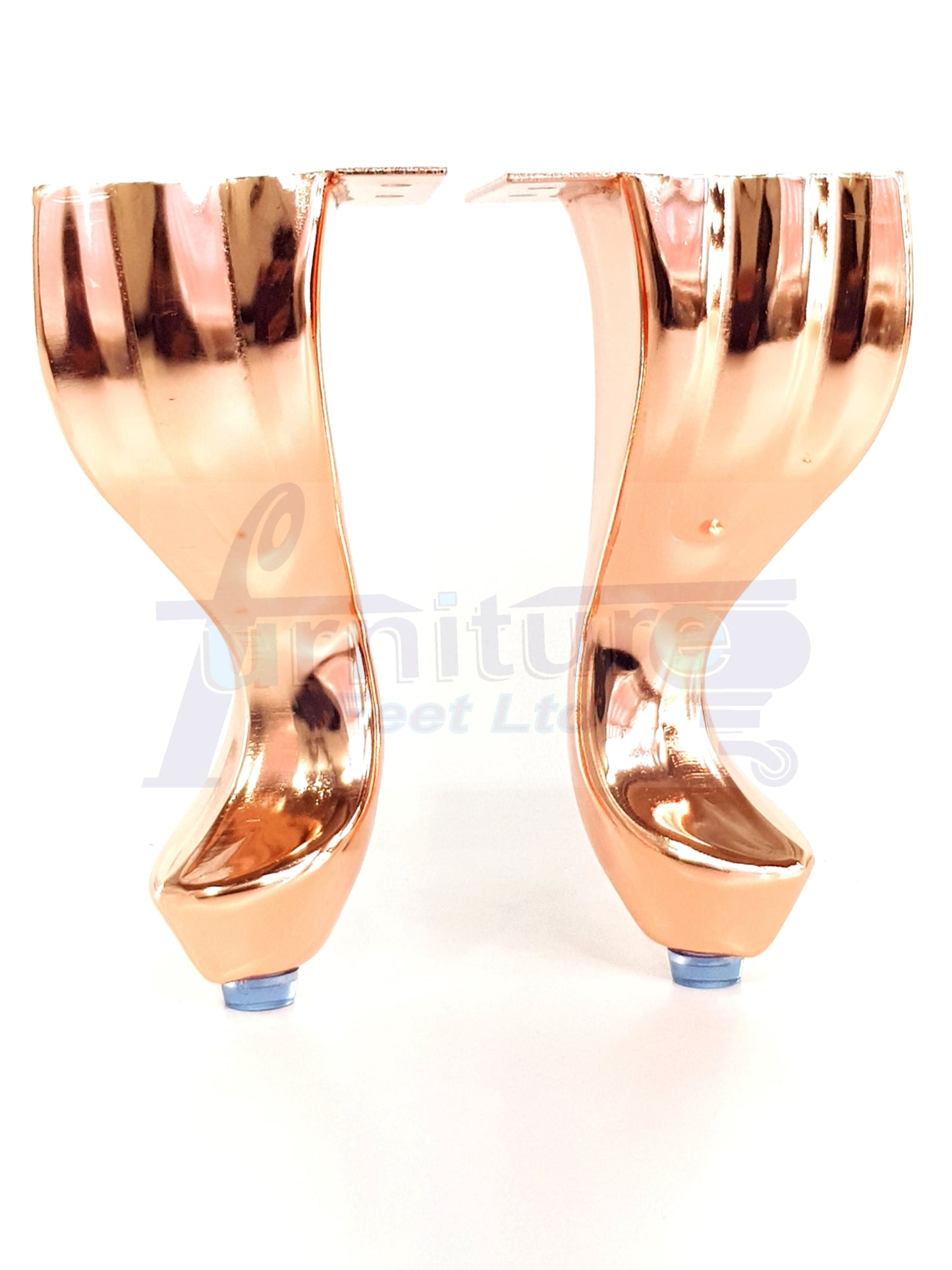 Metal Furniture Feet For Sofas Footstools Table Bed Drawers Chair Wardrobe Antique Brass Self Fix 140mm High Classic Queen Anne Style Metal Legs