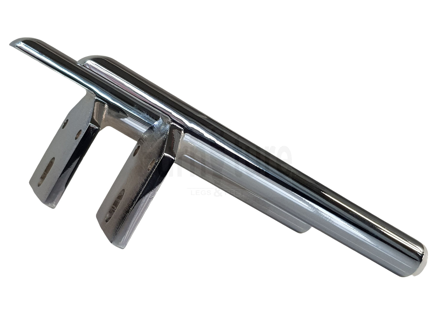 4 Chrome Furniture Settee Legs Cabinet Sofa Metal Feet 170mm High Chair Beds