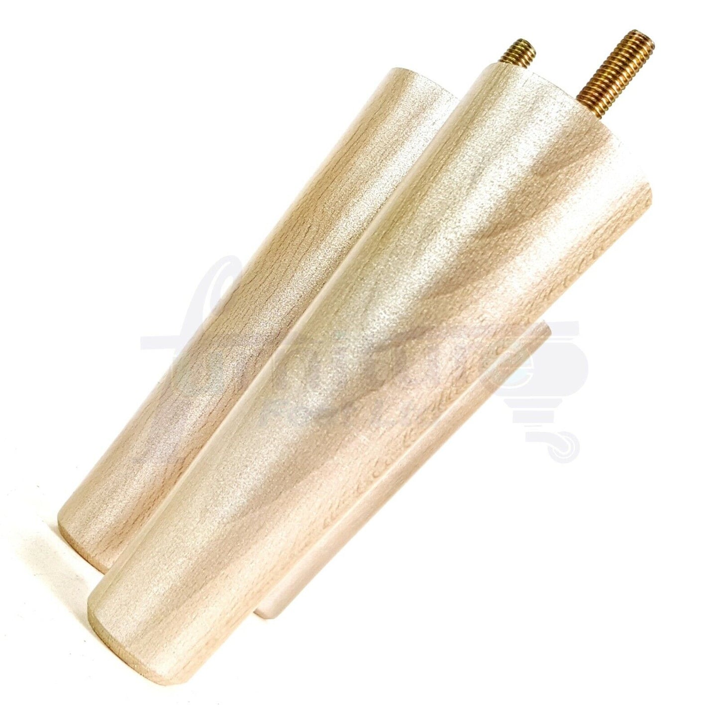 4 Retro Wood Replacement Furniture Chair Legs M8 Footstool Settee Sofa Feet 180mm High