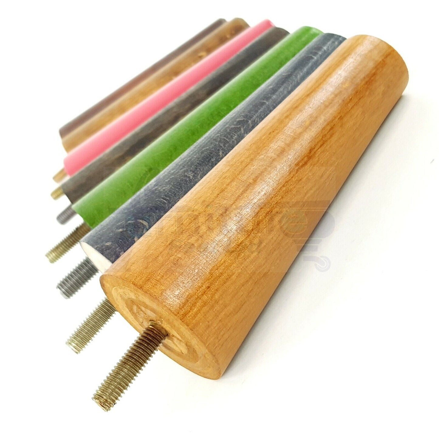 4 Wood Replacement Furniture Chair Legs M8 Footstool Settee Sofa Feet 120mm High