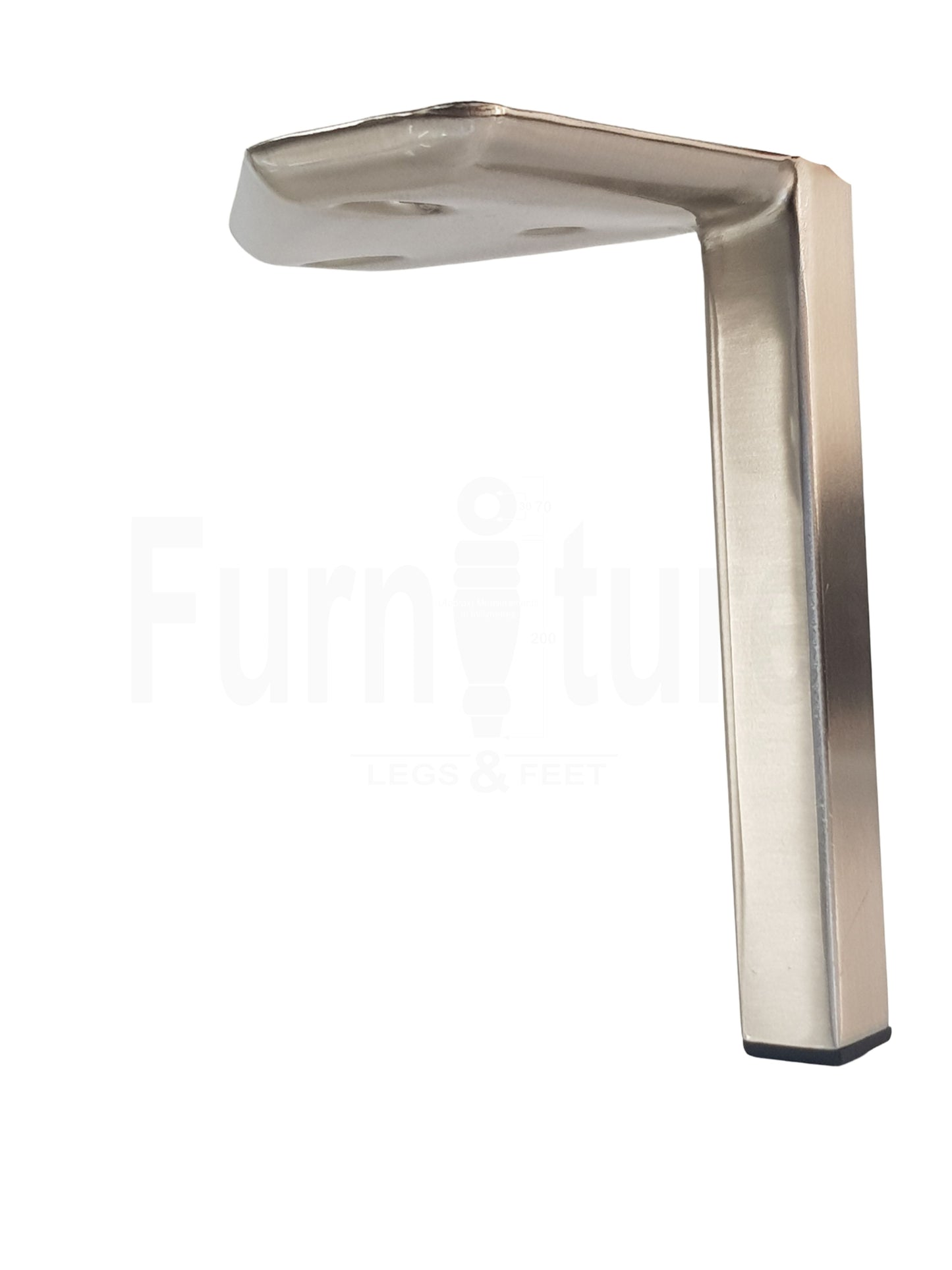 4x Metal Furniture Settee Legs Cabinet Sofa Feet 150mm High Chair Beds Brushed Chrome