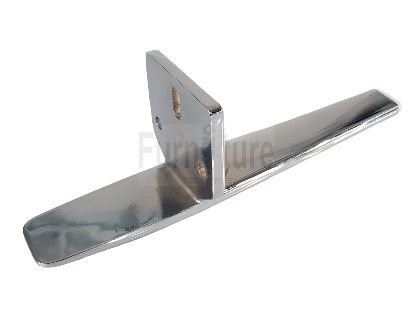 4 Chrome Furniture Settee Legs Cabinet Sofa Metal Feet 170mm High Chair Beds