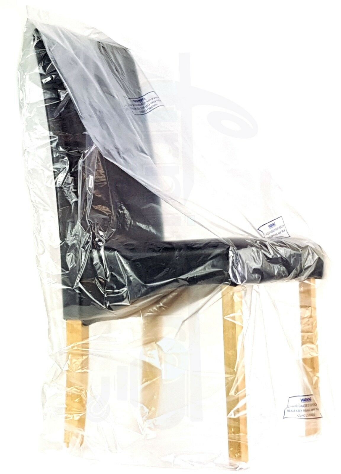 Sofa Furniture Dining Office Chair Footstool Dust Sheet Storage Bag Moving Removal Cover Strong Heavy Duty Plastic