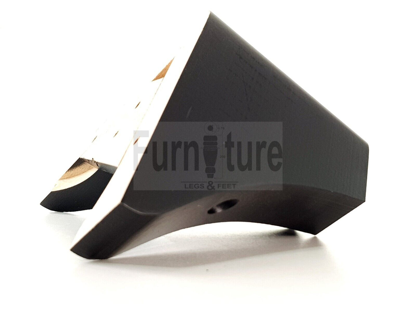 4x Wood Replacment Furniture Legs L Shape Feet Sofa Chairs Settee 110mm High M8