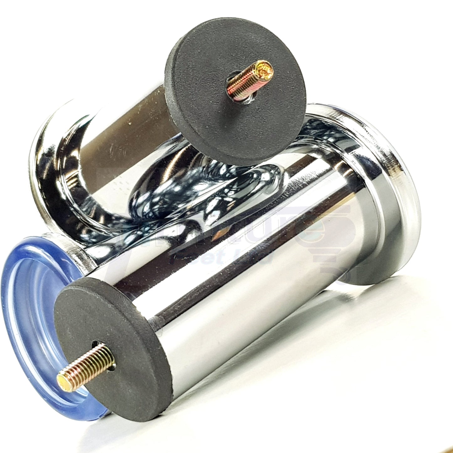 Metal Furniture Feet Chrome Replacement Metal Legs M8 Set of 4