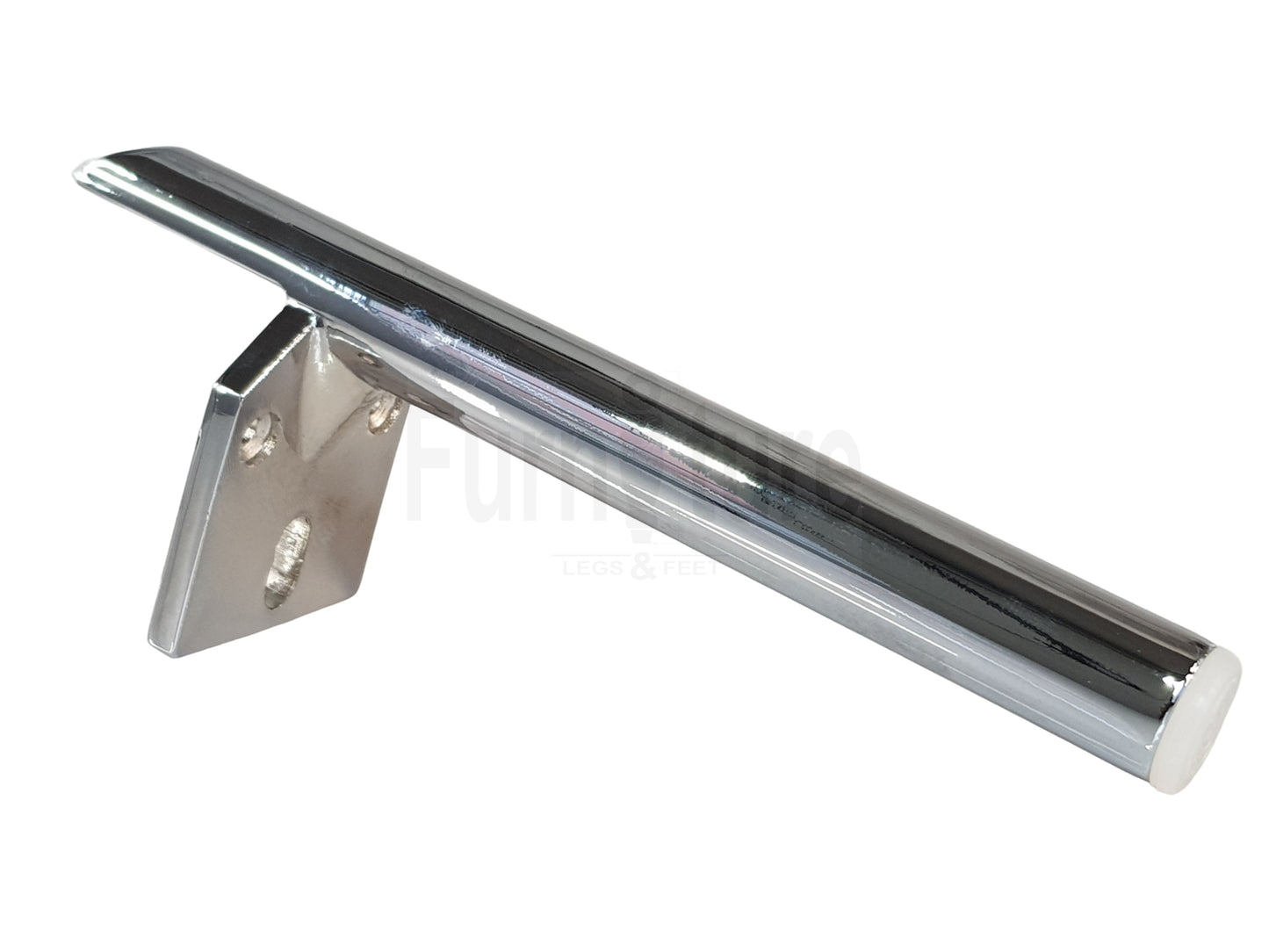 4 Chrome Furniture Settee Legs Cabinet Sofa Metal Feet 170mm High Chair Beds