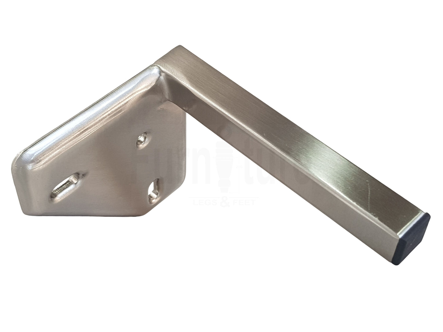 4x Metal Furniture Settee Legs Cabinet Sofa Feet 150mm High Chair Beds Brushed Chrome
