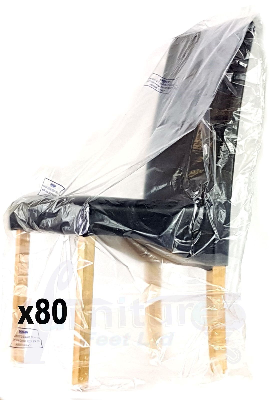 Sofa Furniture Dining Office Chair Footstool Dust Sheet Storage Bag Moving Removal Cover Strong Heavy Duty Plastic