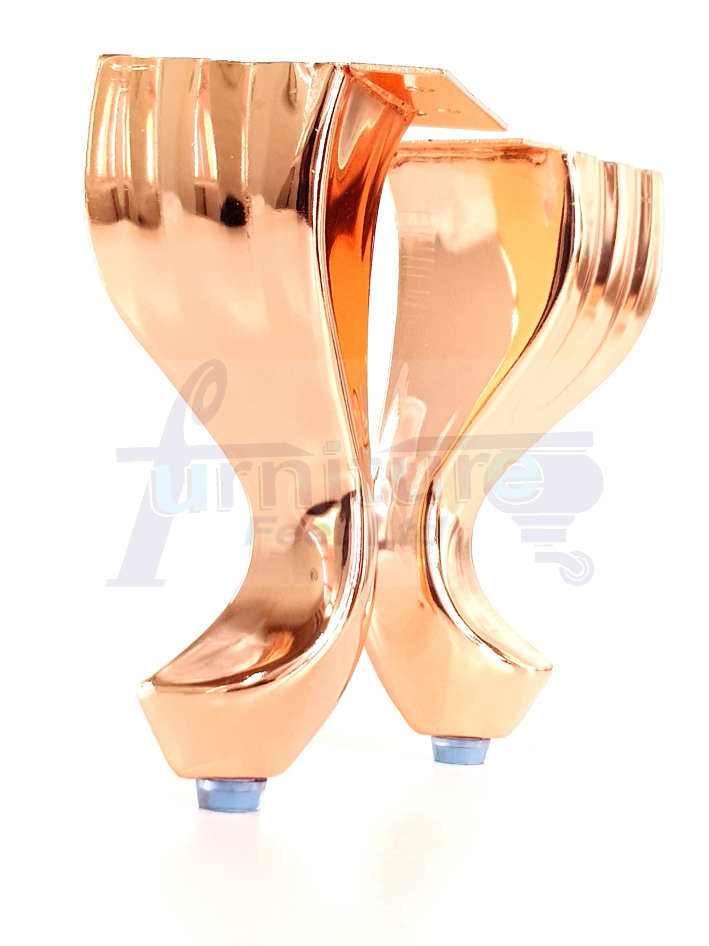 Metal Furniture Feet For Sofas Footstools Table Bed Drawers Chair Wardrobe Antique Brass Self Fix 140mm High Classic Queen Anne Style Metal Legs