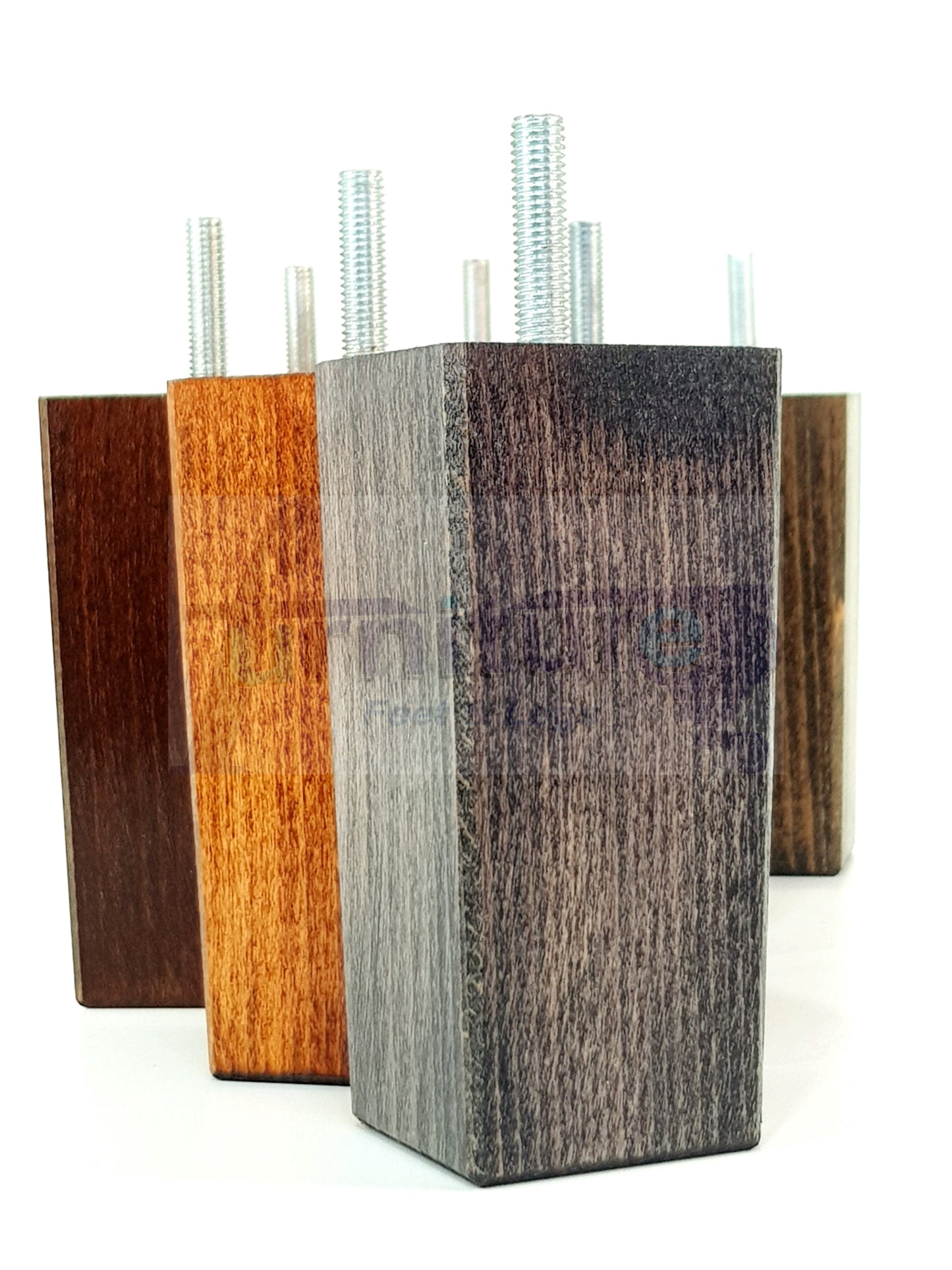 4 Wood Furniture Feet Replacement Legs 110mm High Chairs Stools Sofa Bed Settee & Cabinets M8