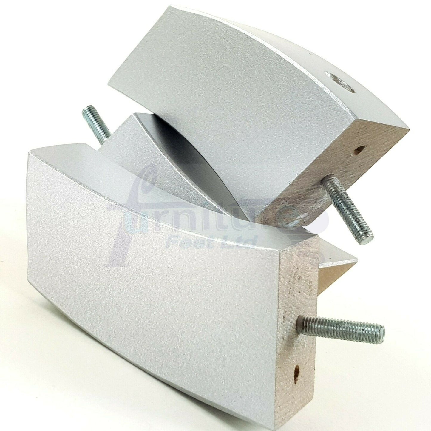 SET OF 4 WOODEN FURNITURE FEET 125mm HIGH REPLACEMENT SOFA LEGS 8mm Thread