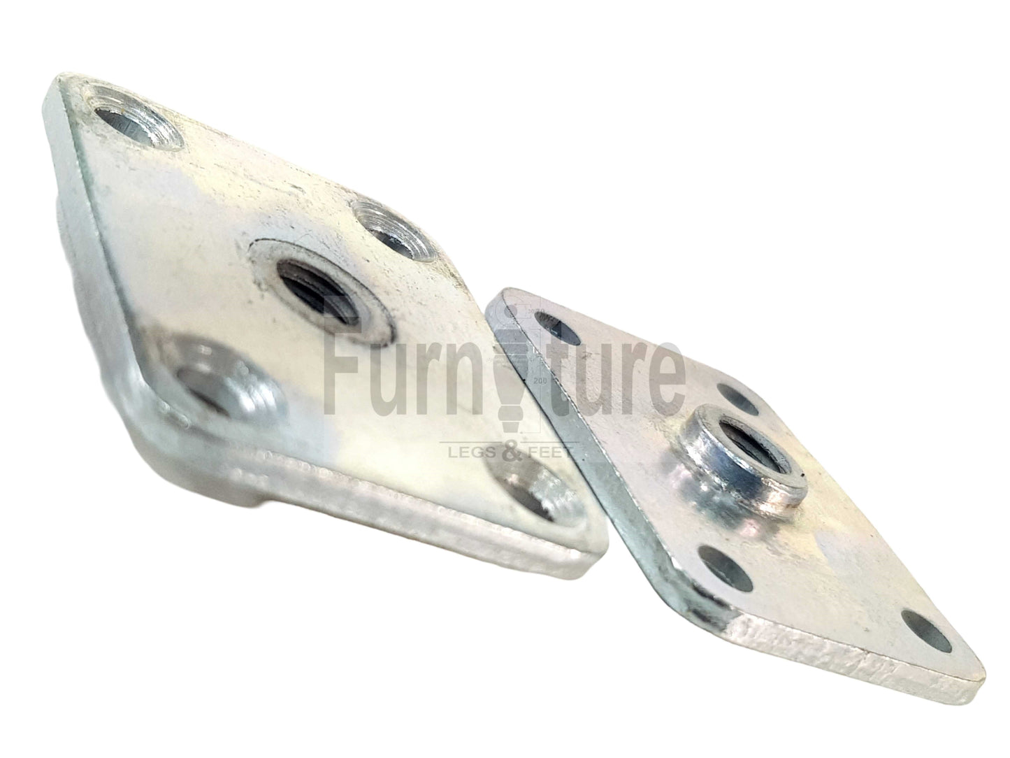 Furniture Fittings, Upholstery Fitting, Leg Fitting Nuts, Straight Fixing Plates x4