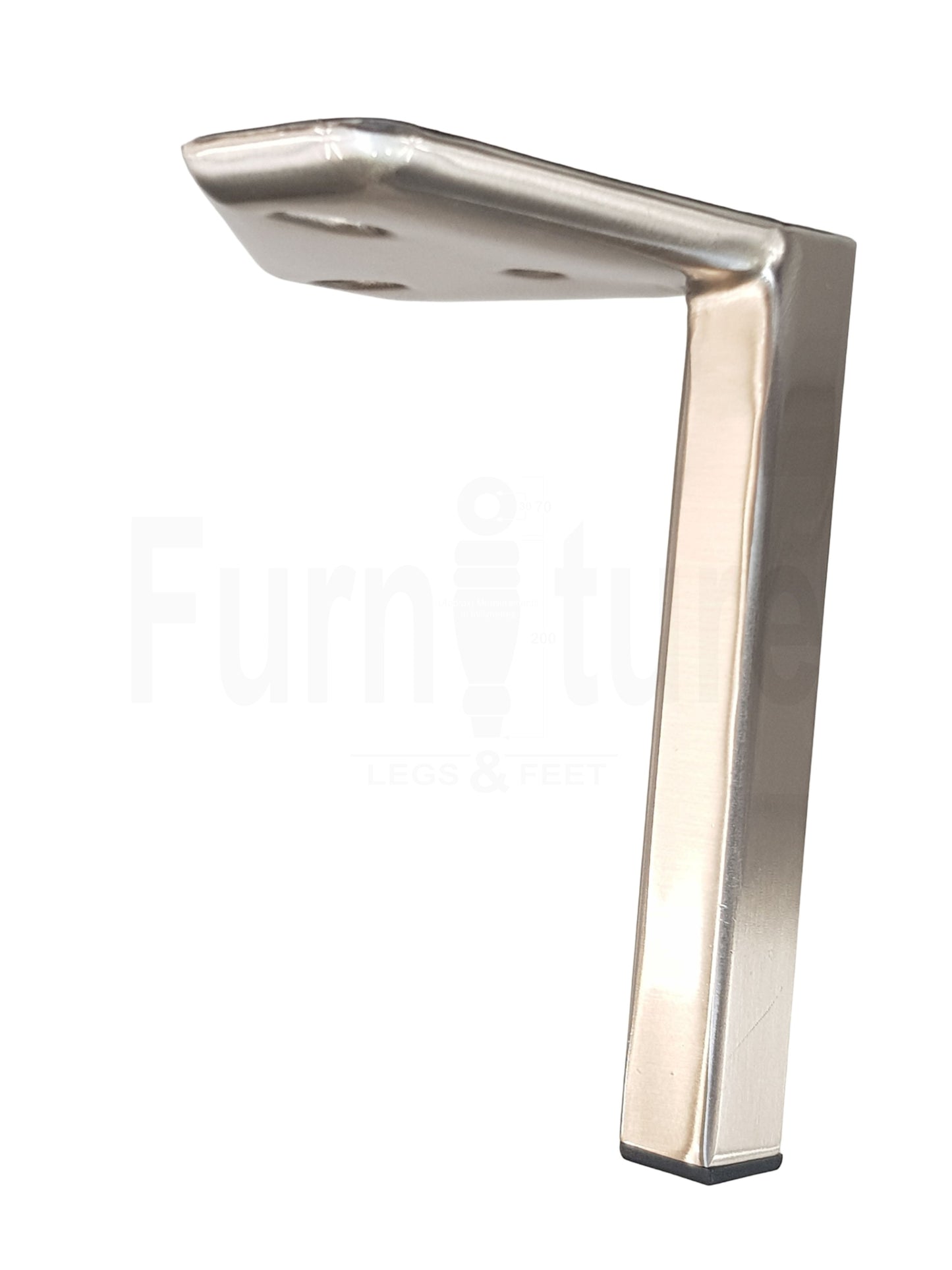 4x Metal Furniture Settee Legs Cabinet Sofa Feet 150mm High Chair Beds Brushed Chrome