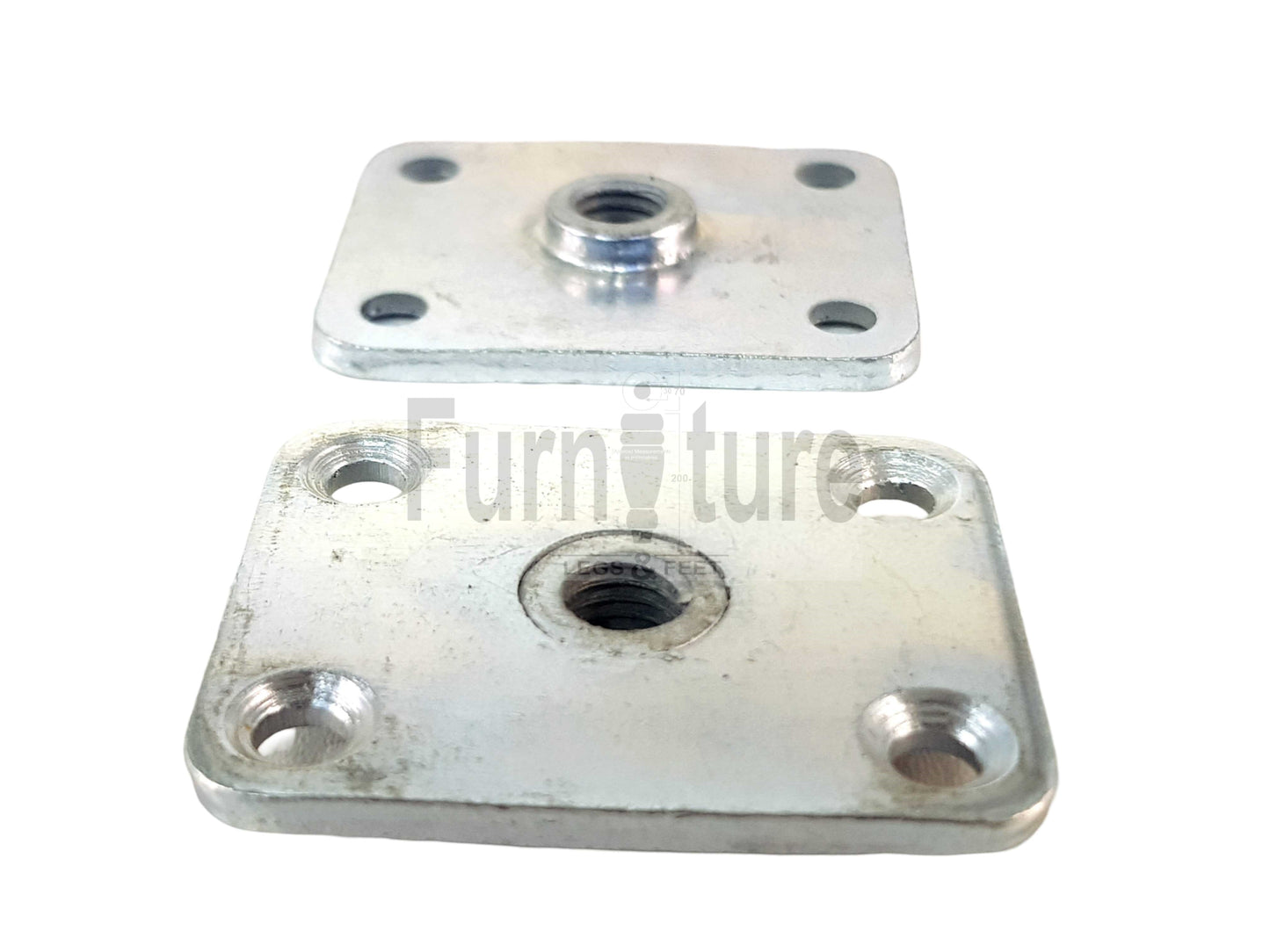 Furniture Fittings, Upholstery Fitting, Leg Fitting Nuts, Straight Fixing Plates x4