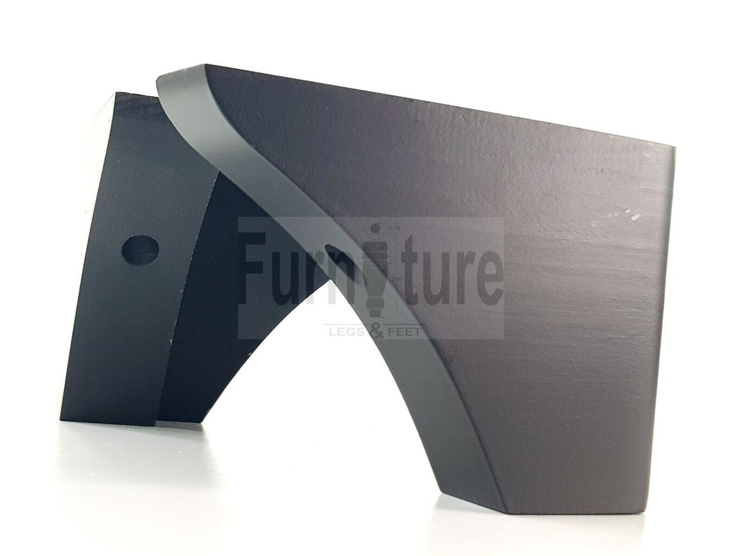 4x Wood Replacment Furniture Legs L Shape Feet Sofa Chairs Settee 110mm High M8