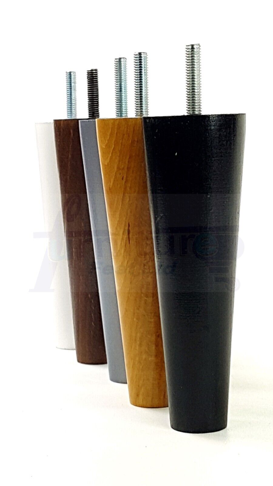 4 Solid Wood Replacement Furniture Chair Legs M8 Settee Sofa Feet 135mm High