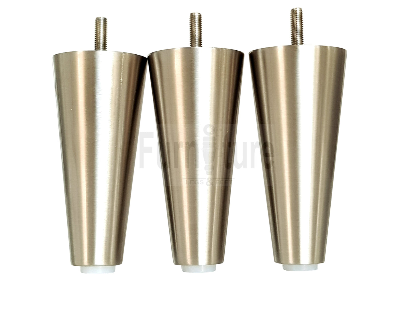 4x Metal Furniture Settee Legs Cabinet Sofa Feet 180mm High Chair Beds M8