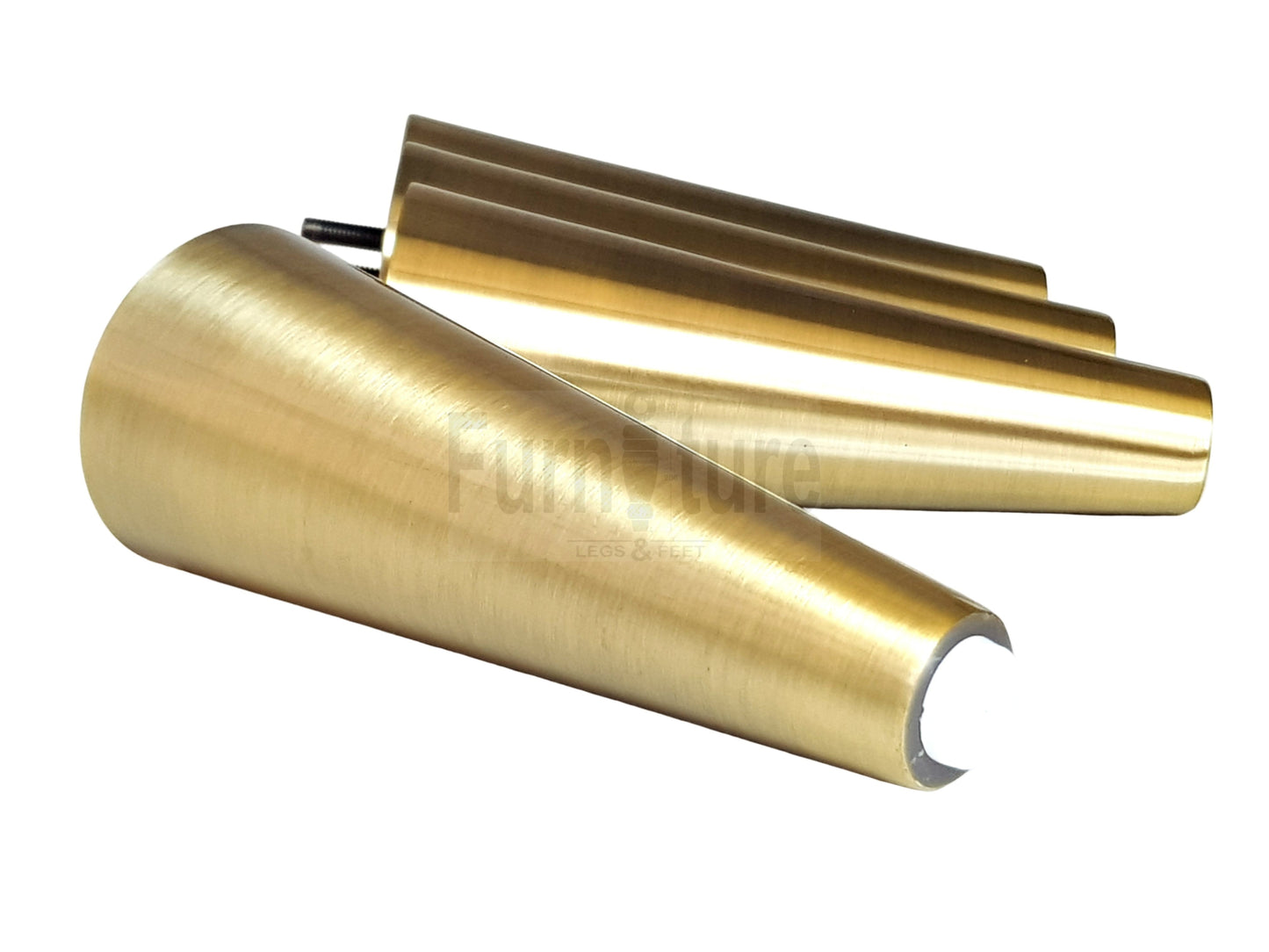 4x Metal Furniture Settee Legs Cabinet Sofa Feet 180mm High Chair Beds M8