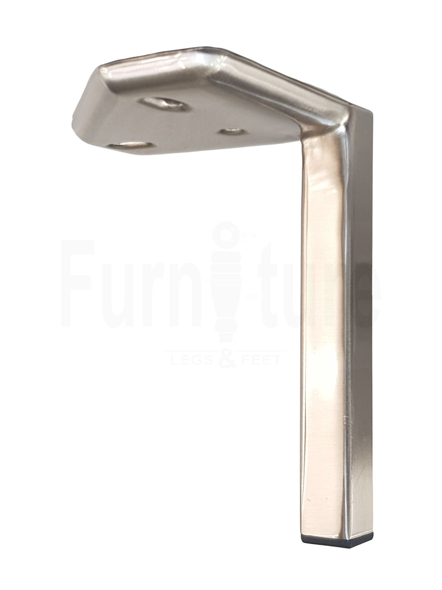 4x Metal Furniture Settee Legs Cabinet Sofa Feet 150mm High Chair Beds Brushed Chrome