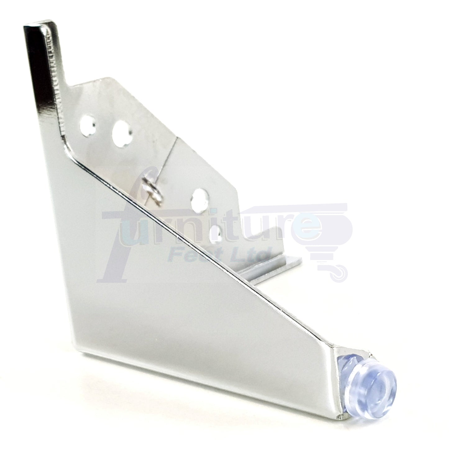 4 Chrome Metal Furniture Legs 100mm High Feet Sofa Chair Cabinets Beds Stools Fix With Screws