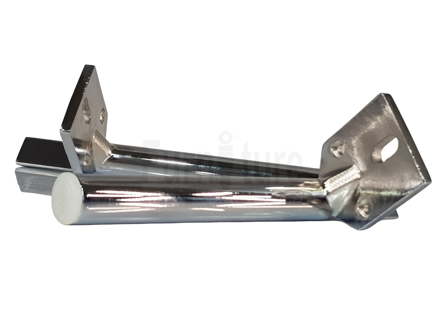 4 Chrome Furniture Settee Legs Cabinet Sofa Metal Feet 170mm High Chair Beds