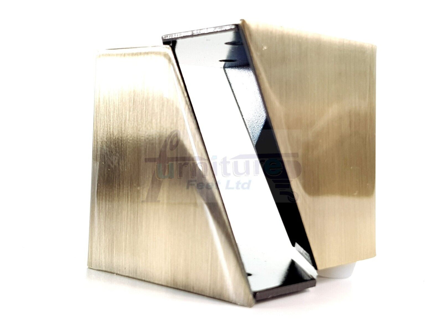 4 Brushed Brass Metal Legs 60mm High Replacement Feet Cabinet Sofa Chair Stool