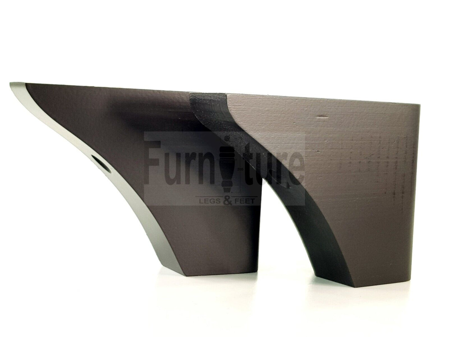 4x Wood Replacment Furniture Legs L Shape Feet Sofa Chairs Settee 110mm High M8