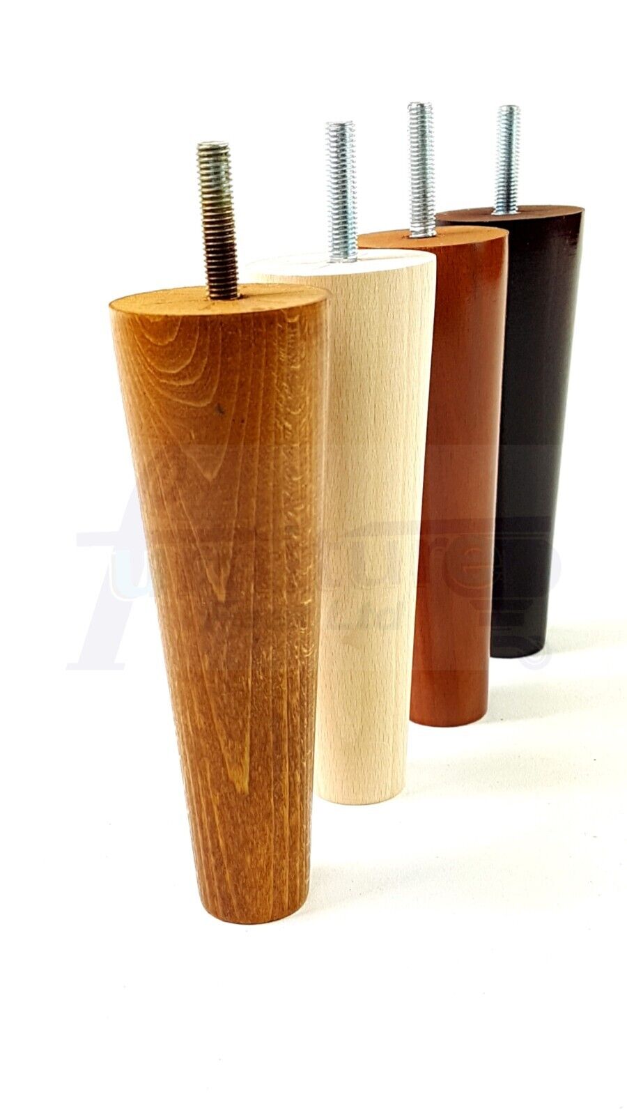 4 Solid Wood Replacement Furniture Chair Legs M8 Settee Sofa Feet 135mm High