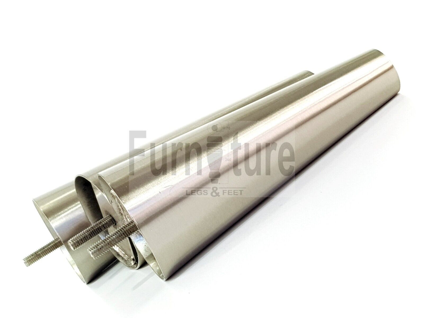 4x Metal Furniture Settee Legs Cabinet Sofa Feet 180mm High Chair Beds M8