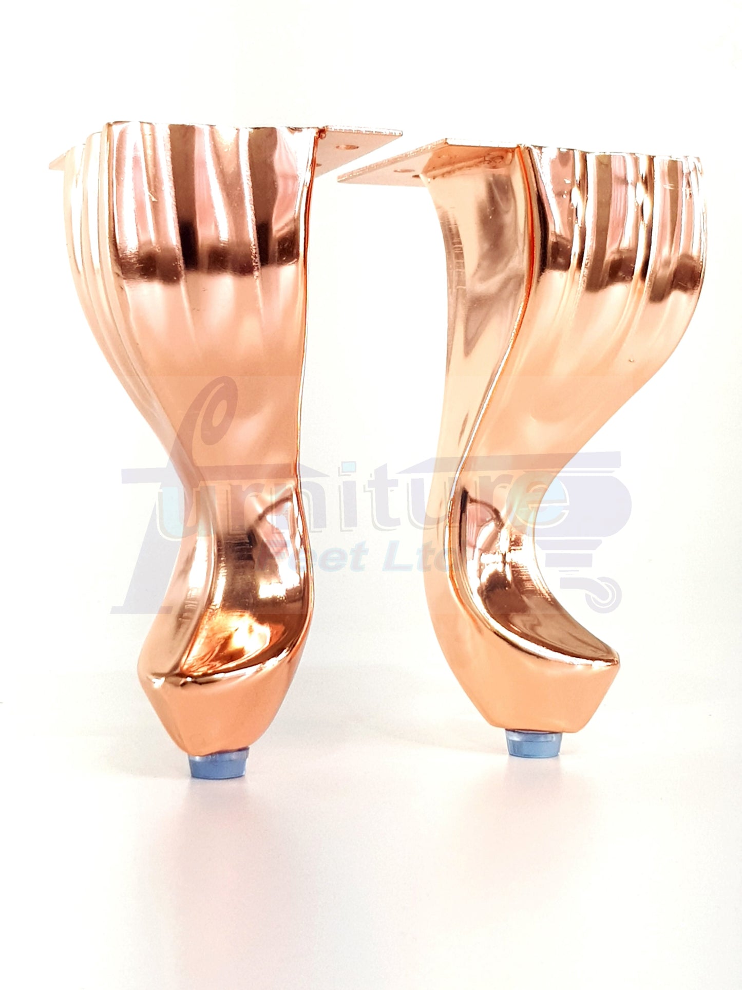 Metal Furniture Feet For Sofas Footstools Table Bed Drawers Chair Wardrobe Antique Brass Self Fix 140mm High Classic Queen Anne Style Metal Legs