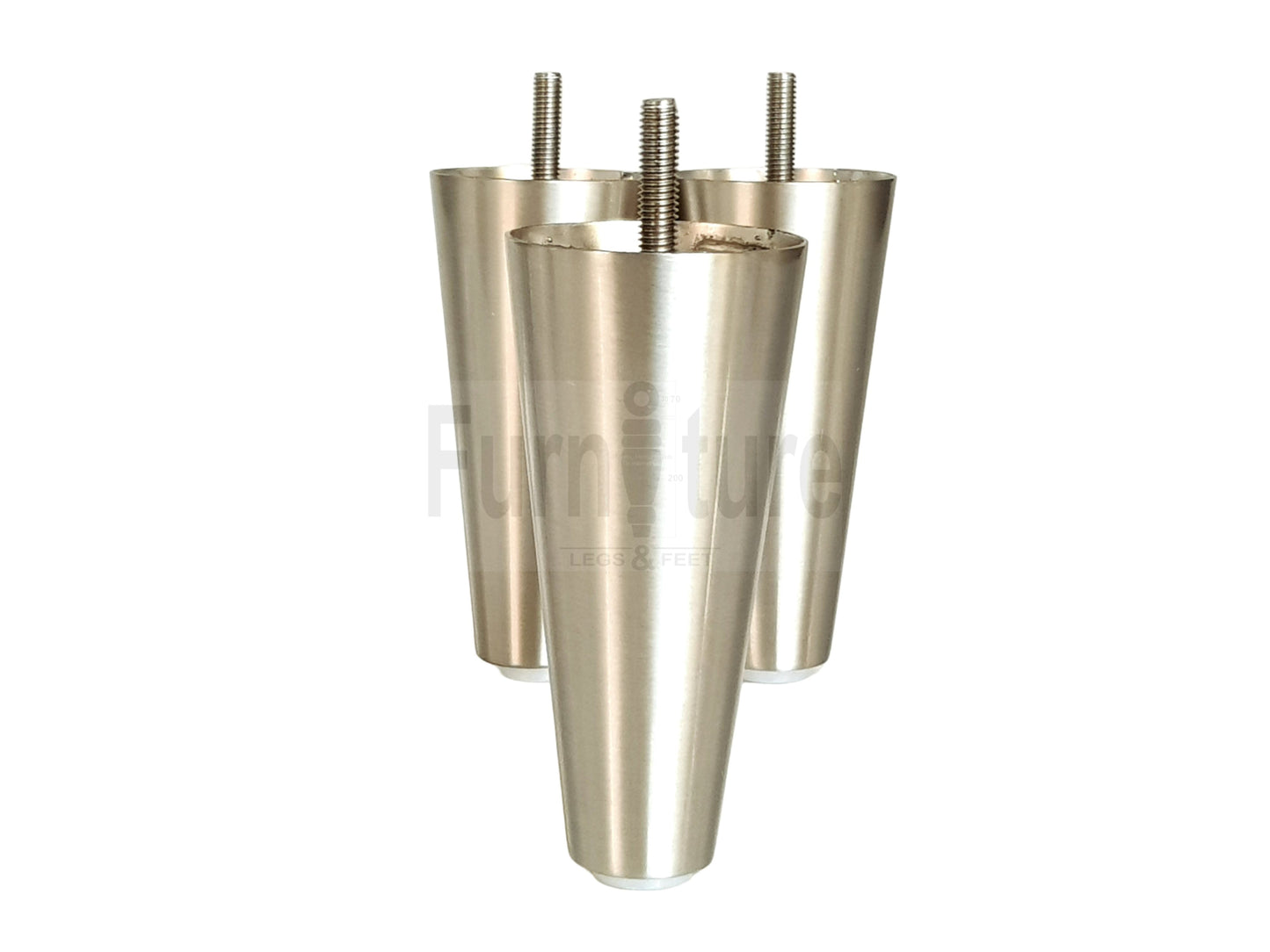 4x Metal Furniture Settee Legs Cabinet Sofa Feet 180mm High Chair Beds M8