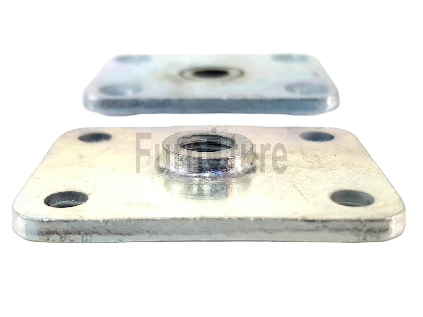 Furniture Fittings, Upholstery Fitting, Leg Fitting Nuts, Straight Fixing Plates x4