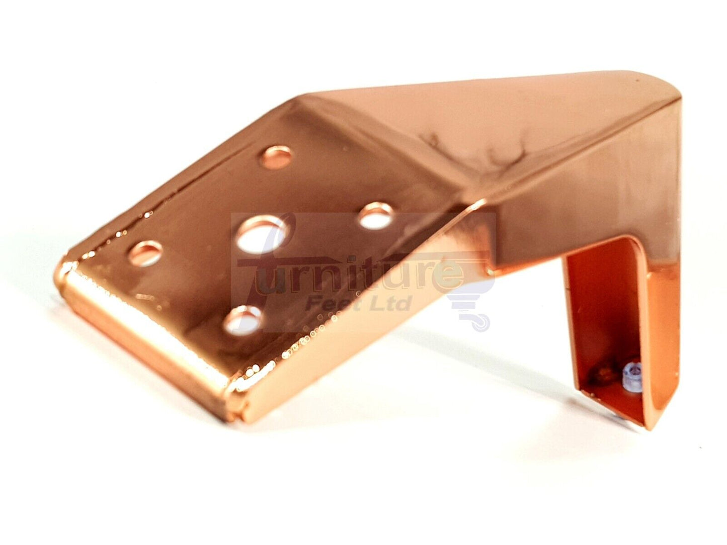 4 Rose Gold Furniture Feet Metal Copper Legs 160mm High Sofa Chair Beds Cabinets