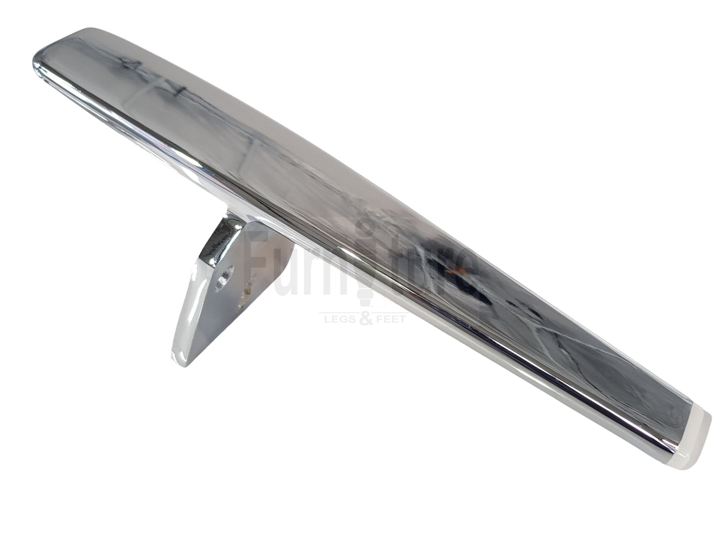4 Chrome Furniture Settee Legs Cabinet Sofa Metal Feet 170mm High Chair Beds