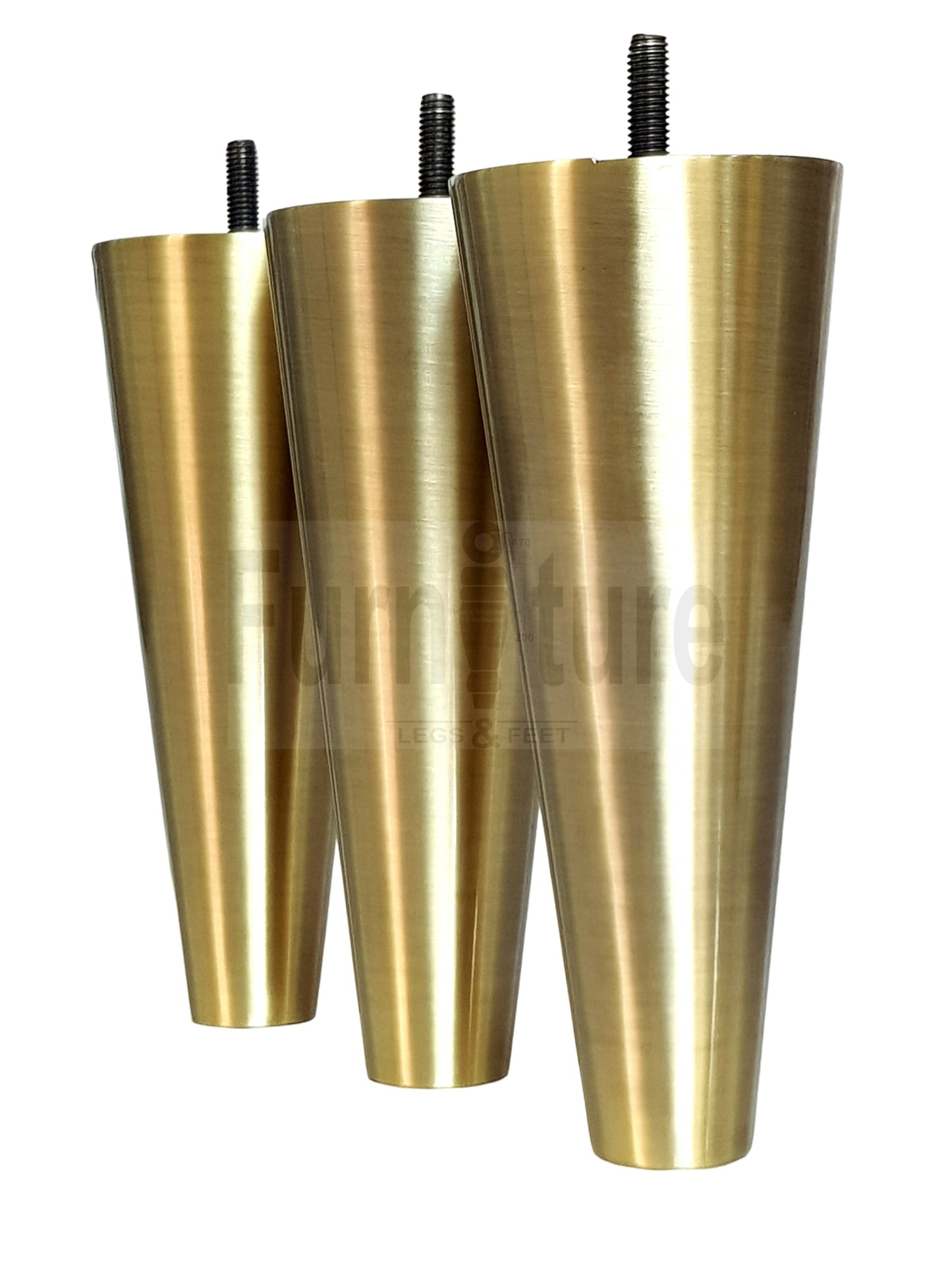 4x Metal Furniture Settee Legs Cabinet Sofa Feet 180mm High Chair Beds M8