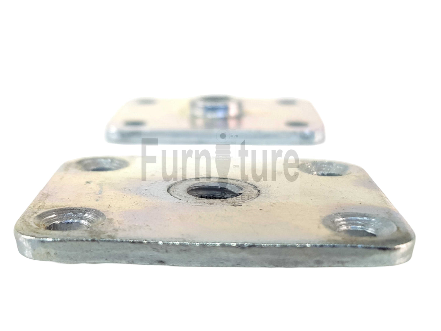 Furniture Fittings, Upholstery Fitting, Leg Fitting Nuts, Straight Fixing Plates x4
