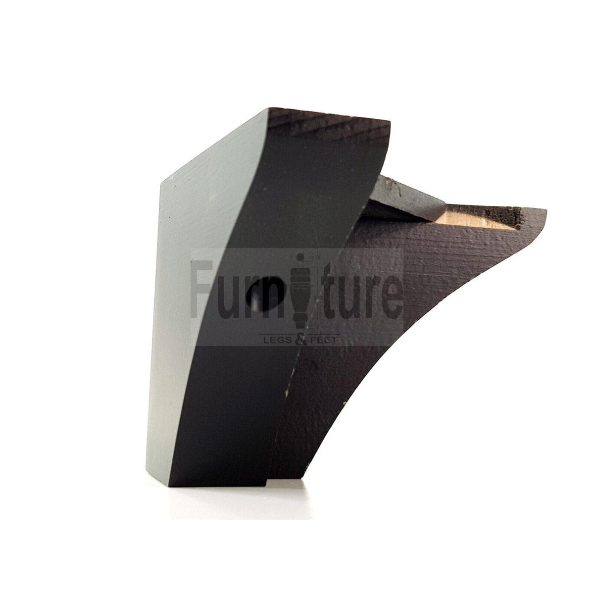 4x Wood Replacement Furniture Legs L Shape Corner Feet 110mm High
