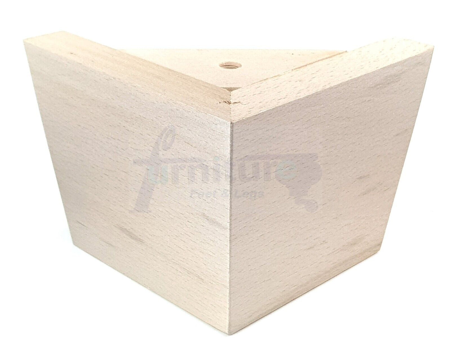 4 Solid Wood Furniture Legs Replacement Corner Feet 95mm High Multi Colours Chairs Stools Sofa Beds Settee & Cabinets Fix With Screws
