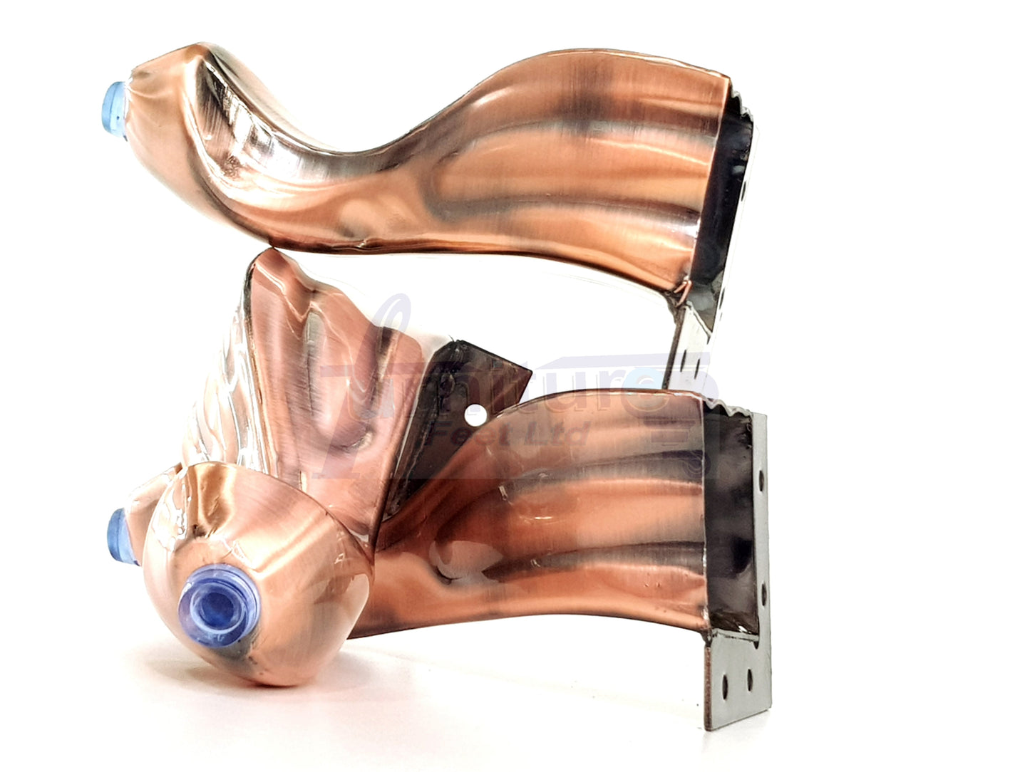 4x Antique Metal Queen Anne Feet 140mm High Furniture Legs Sofa Chair Cabinet Stool Bed