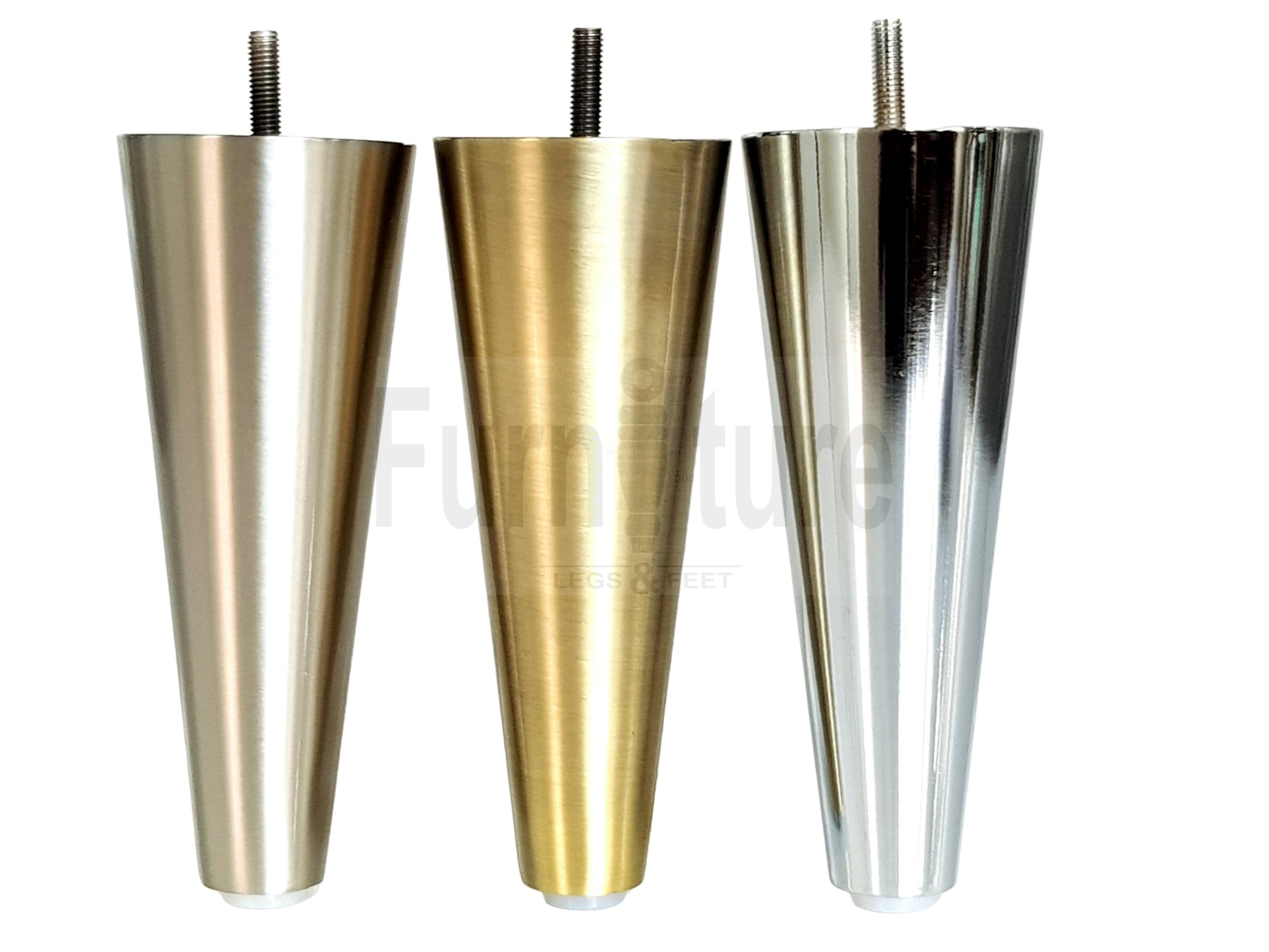 4x Metal Antique Brass Furniture Settee Legs Cabinet Sofa Feet 180mm High Chair Beds M8