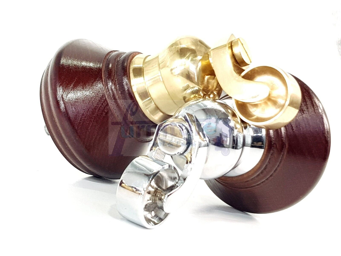 4x Antique Mahogany Wooden Furniture Sofa Legs M8 With Castors Replacment Chair Settee Feet 115mm - 125mm High