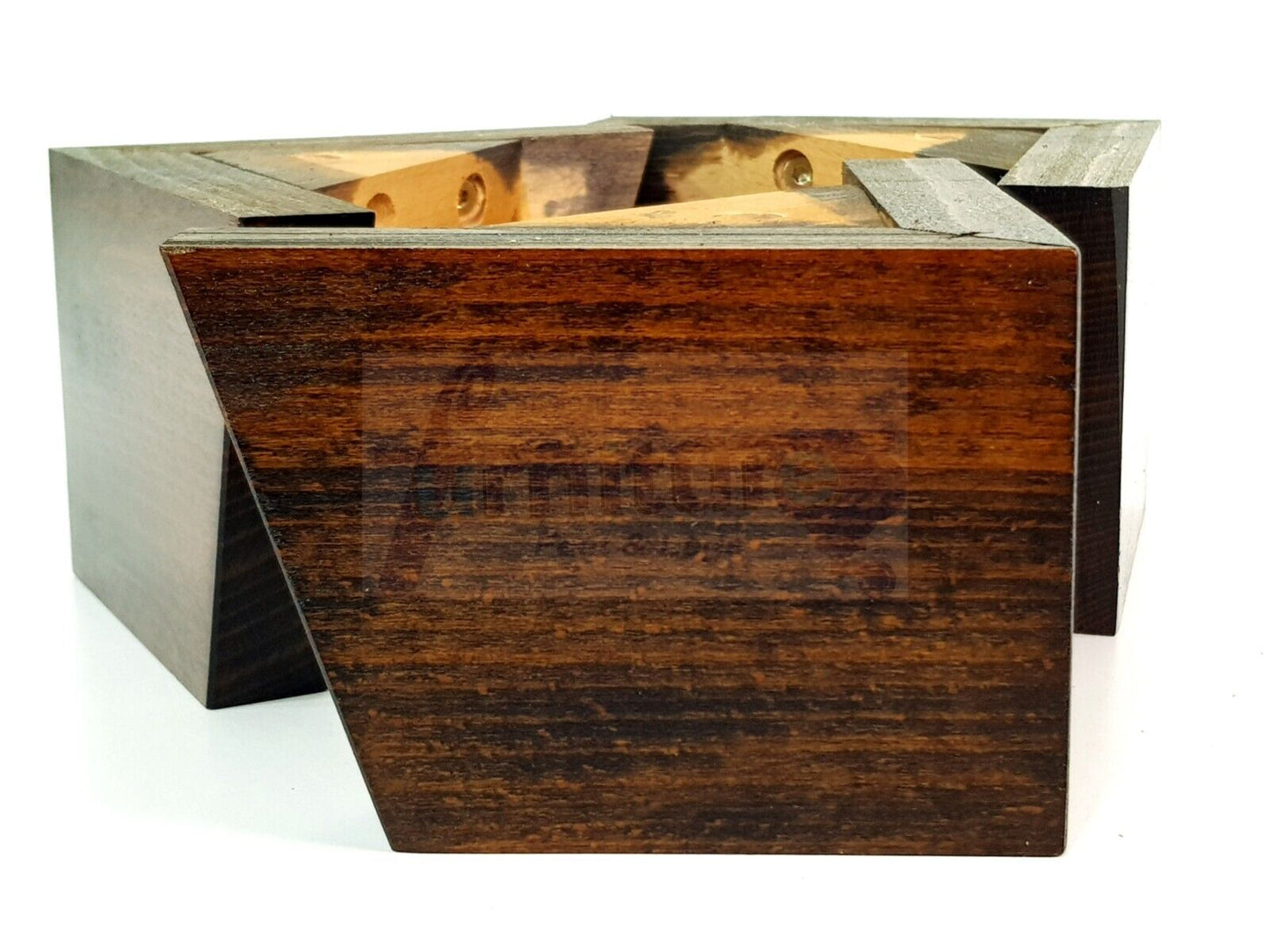 4 Solid Wood Furniture Legs Replacement Corner Feet 95mm High Multi Colours Chairs Stools Sofa Beds Settee & Cabinets Fix With Screws