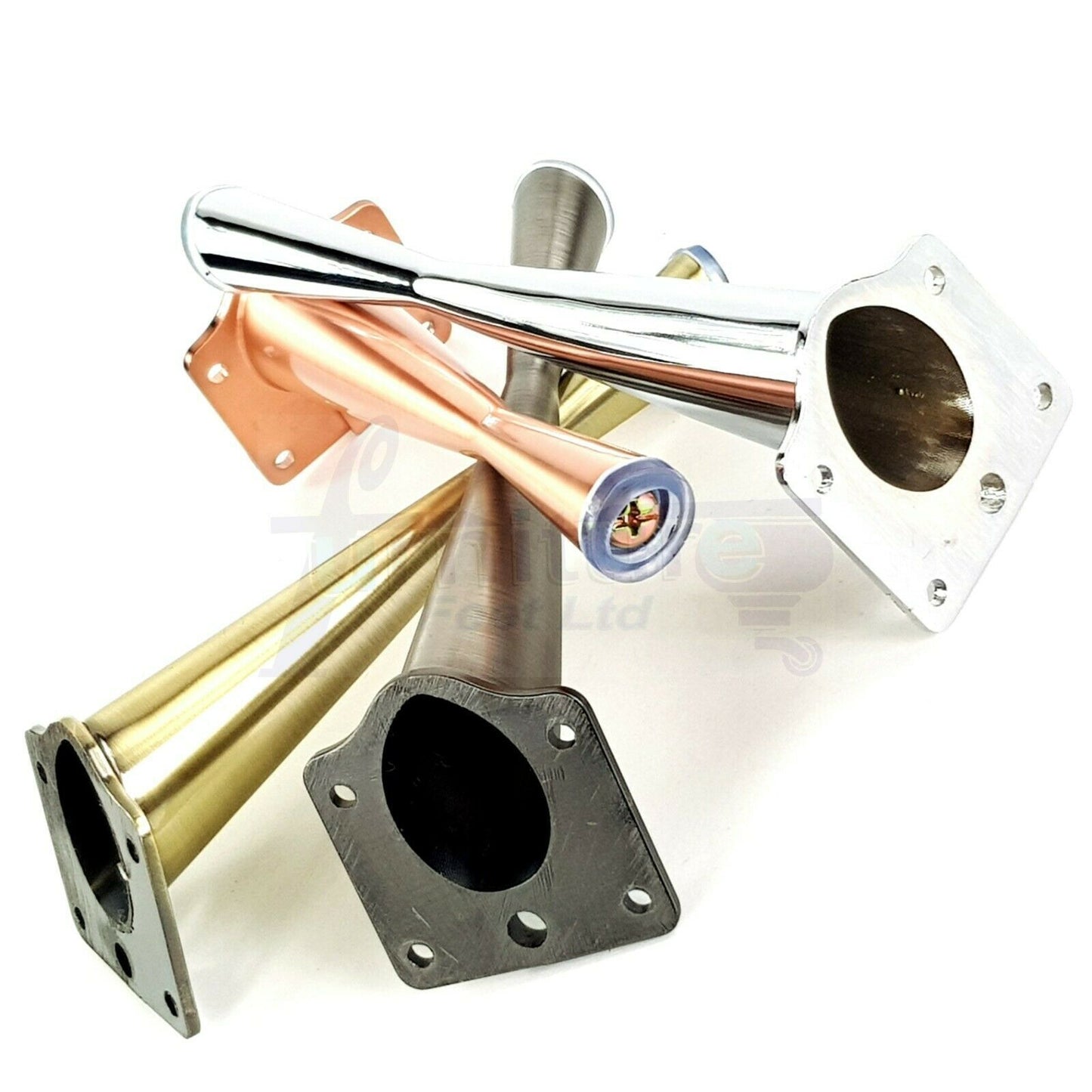 4x Metal Furniture Legs 170mm High Self-Fix Modern Feet Sofa Chair Tables Cabinets