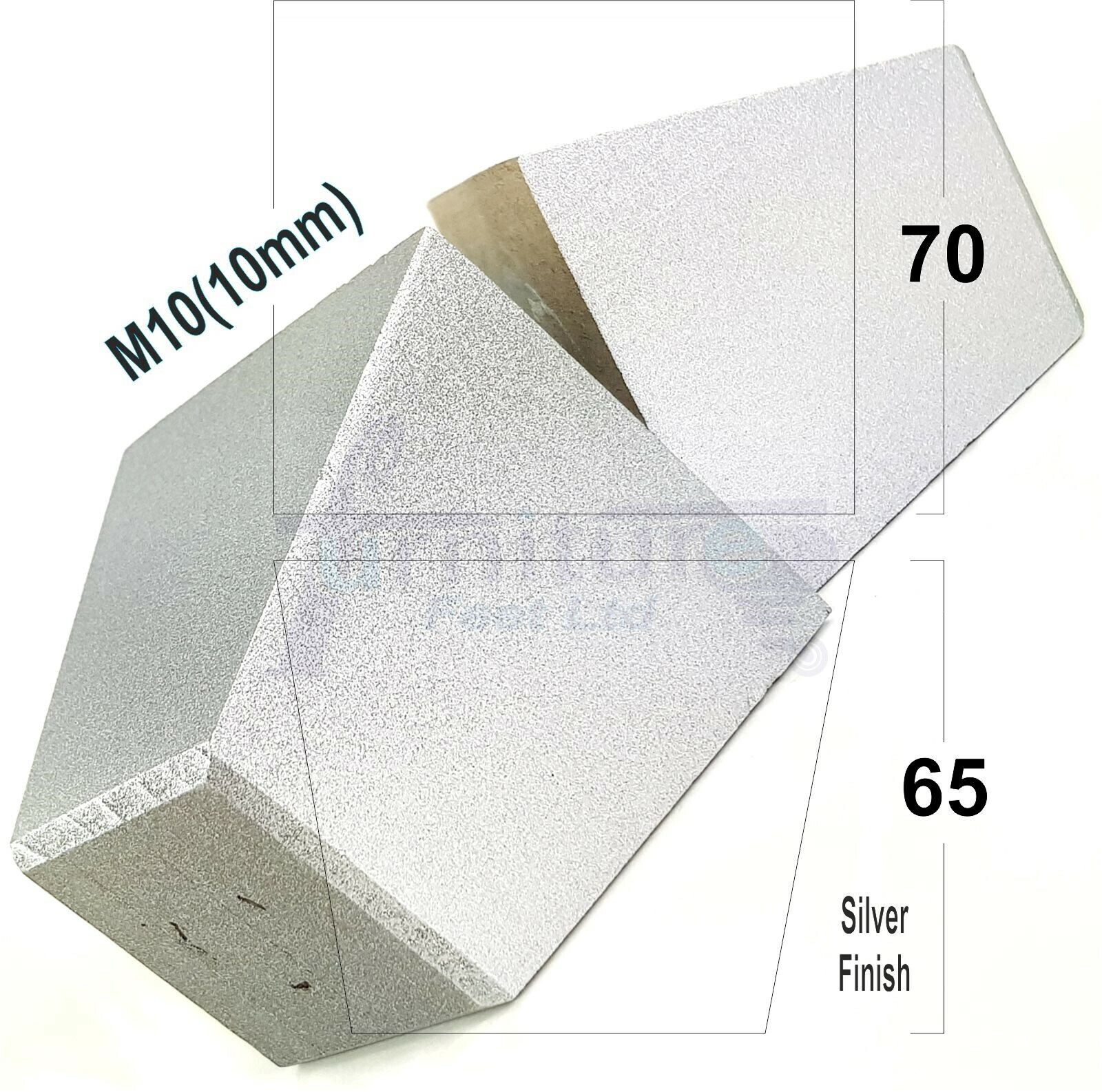 4 Solid Wood Square Furniture Feet Replacement Legs 65mm High M10 Thread