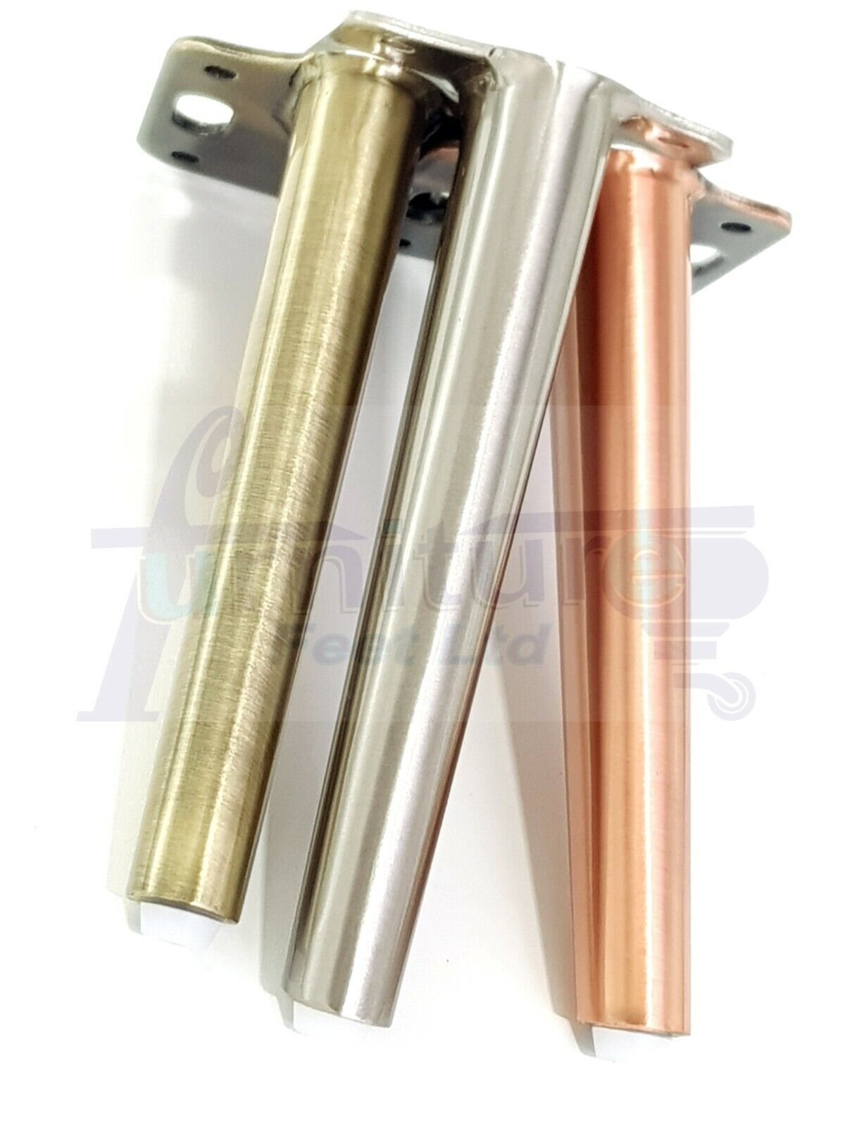 4 Metal Furniture Legs 155mm High Replacement Feet Sofas Chair Cabinet Bed Stool