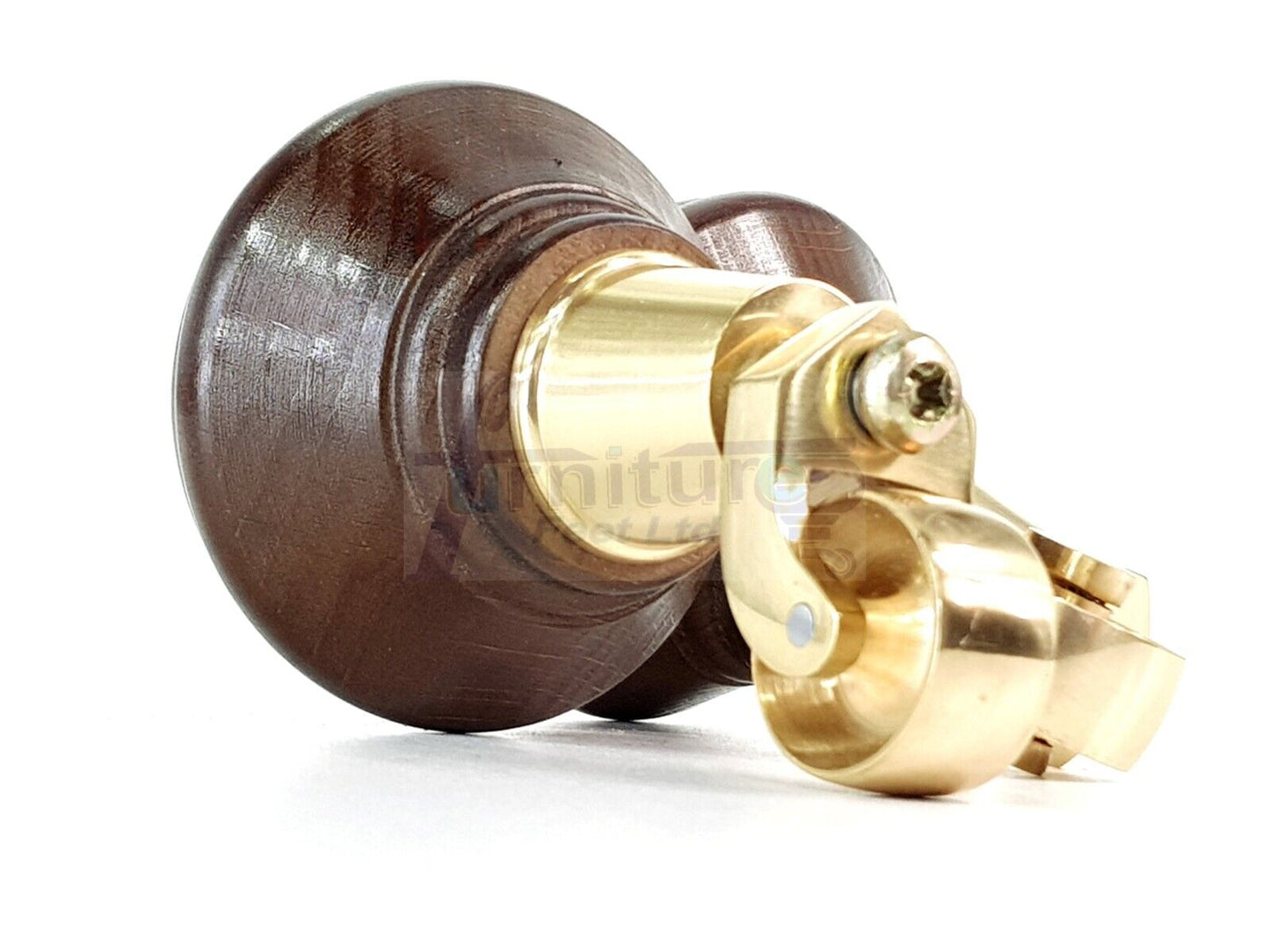 4x Antique Brown Wooden Furniture Sofa Legs M8 With Castors Replacment Chair Settee Feet 115mm - 125mm High