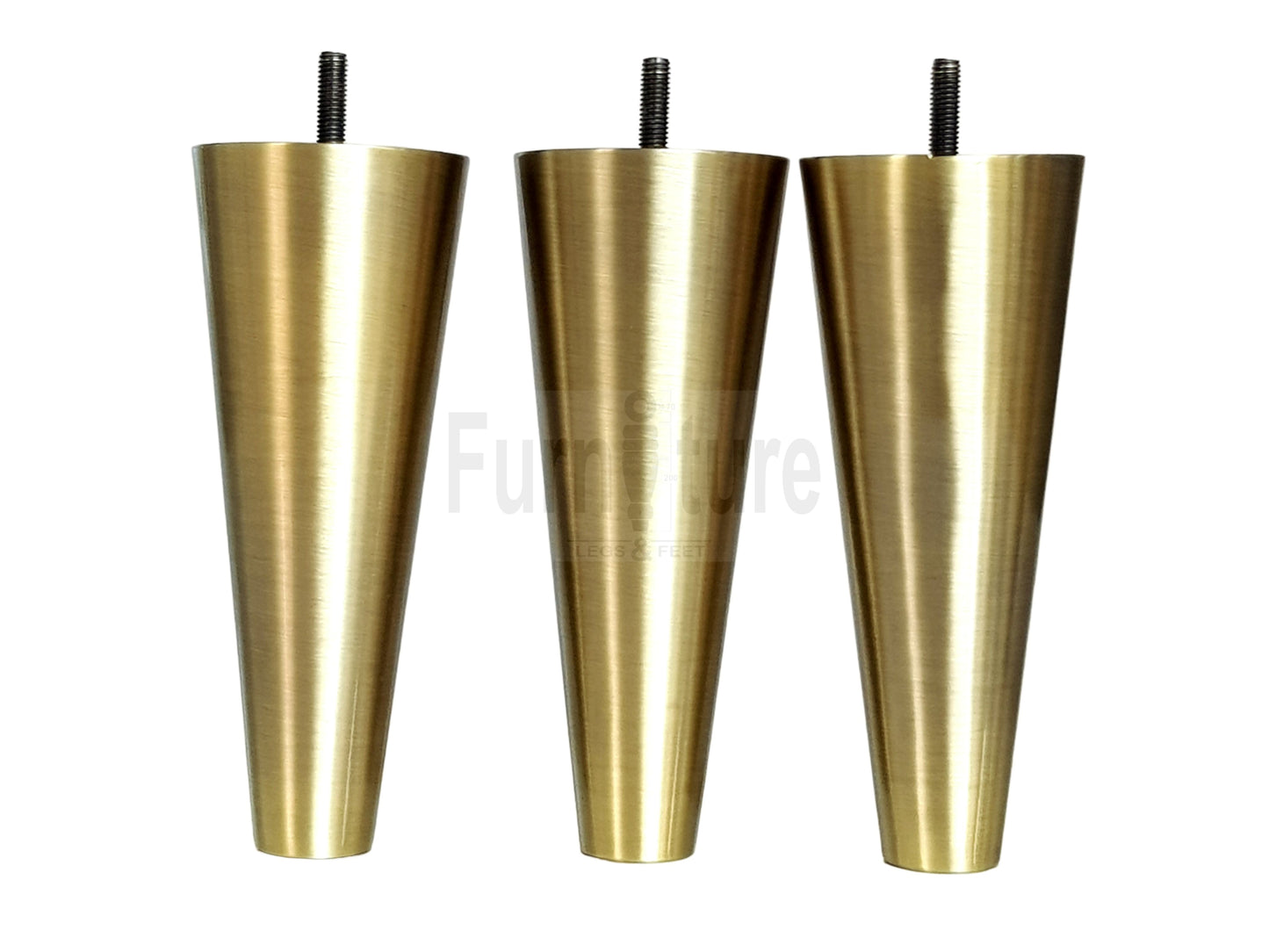 4x Metal Antique Brass Furniture Settee Legs Cabinet Sofa Feet 180mm High Chair Beds M8