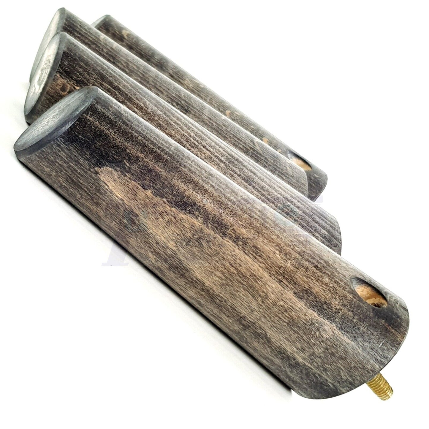 4 Solid Wood Turned Furniture Feet Replacement Mid Centry Angled Retro Legs 120mm High M8 Sofa Chairs Stools Cabinets Beds